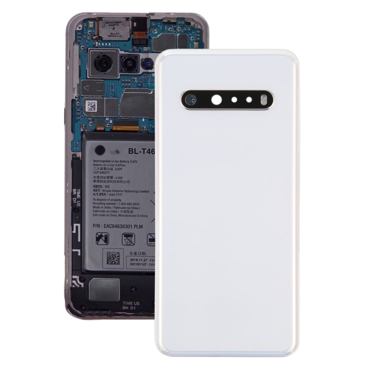 Original Back Battery Cover for LG V60 ThinQ 5G LM-V600, For LG V60 ThinQ 5G