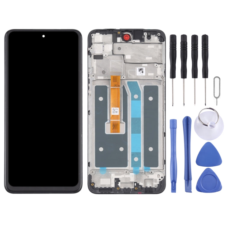 LCD Screen and Digitizer Full Assembly with Frame for LG K42 LMK420 LM-K420 LMK420H LM-K420H LMK420E LM-K420E LMK420Y LM-K420Y, For LG K42