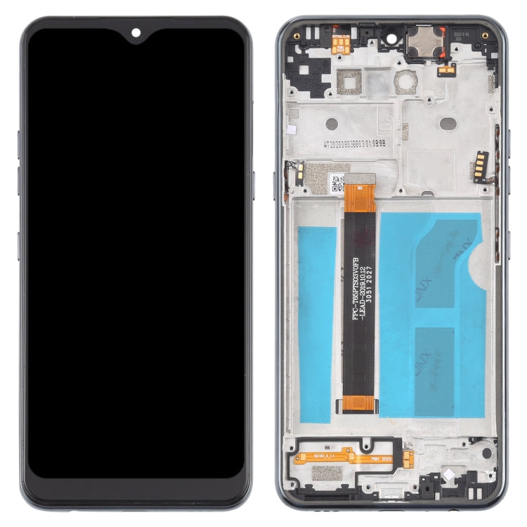 LCD Screen and Digitizer Complete Assembly with Frame for LG Q51 LM-Q510N, For LG Q51