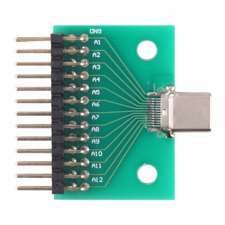 USB 3.1 Type C Male Test Board with 24P+2P Connector PCB Board, Type C Male