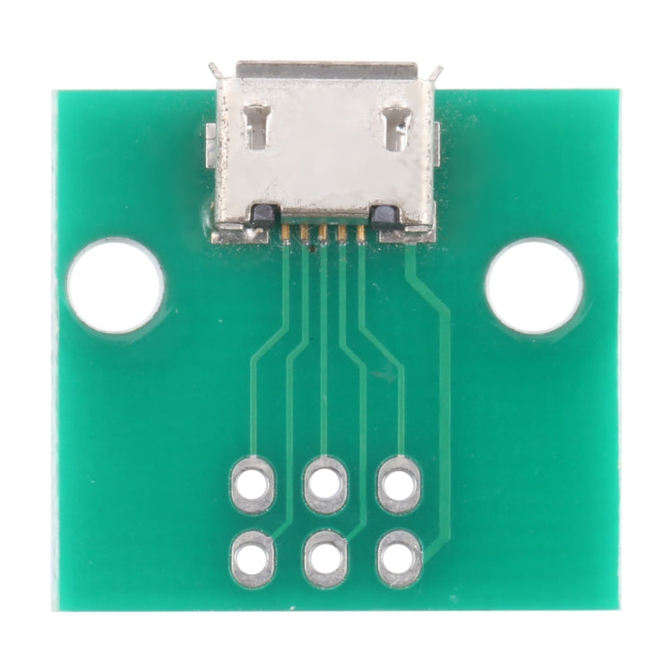 Scheda di test PCB con porta di ricarica da micro USB a 5 pin V8 da 10 pezzi, Micro USB to 5pin V8