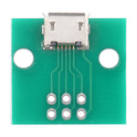 10pcs Micro USB to 5pin V8 Charging Port PCB Test Board, Micro USB to 5pin V8
