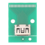 Scheda di test mini HDMI femmina HDMI-C con PCB a 19 pin, Mini HDMI Female