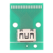 Mini HDMI Female HDMI-C Test Board with 19 Pin PCB, Mini HDMI Female