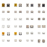 Set 240 pezzi connettori porta ricarica Micro USB e Tipo C