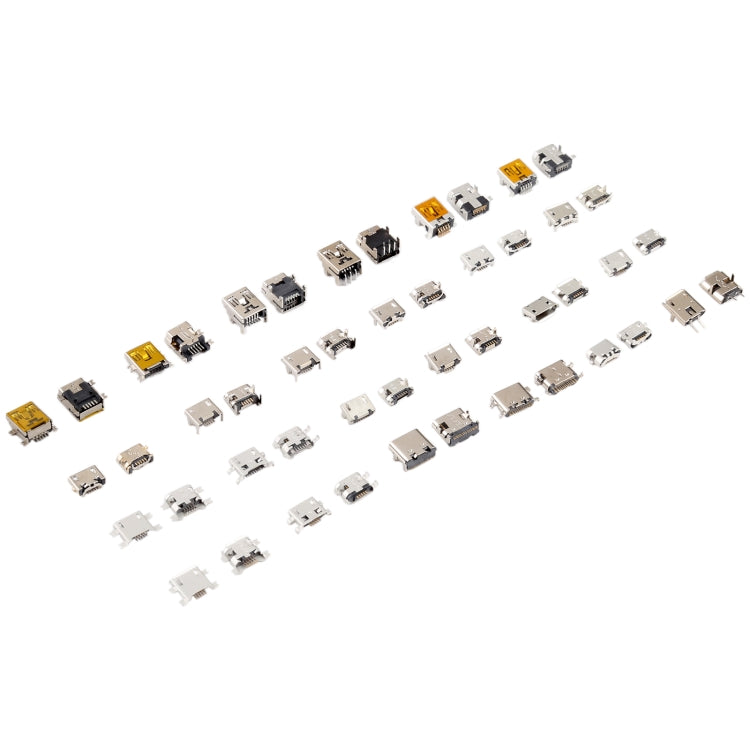 Set 240 pezzi connettori porta ricarica Micro USB e Tipo C