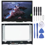 Schermo LCD e digitalizzatore 1366 x 768px assemblaggio completo con cornice per Lenovo Yoga 520-14IKB, For Lenovo Yoga 520-14IKB 1366 x 768px