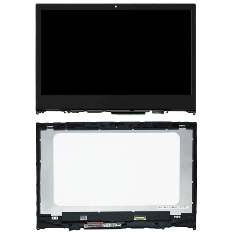 Schermo LCD e digitalizzatore 1366 x 768px assemblaggio completo con cornice per Lenovo Yoga 520-14IKB, For Lenovo Yoga 520-14IKB 1366 x 768px