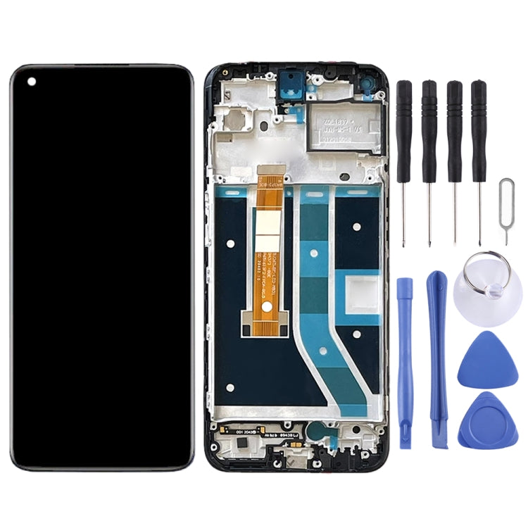 For OnePlus Nord N100 BE2013 Digitizer Full Assembly with OEM LCD Screen with Frame, For OnePlus Nord N100