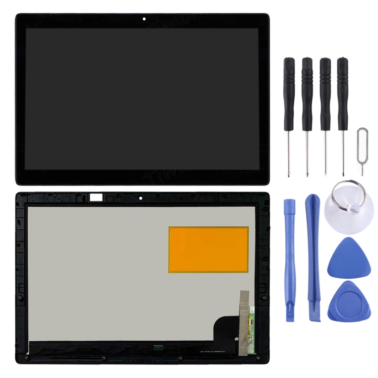 LCD Screen and Digitizer Full Assembly with Frame for Lenovo ideaPad MIIX 510, For Lenovo ideaPad MIIX 510