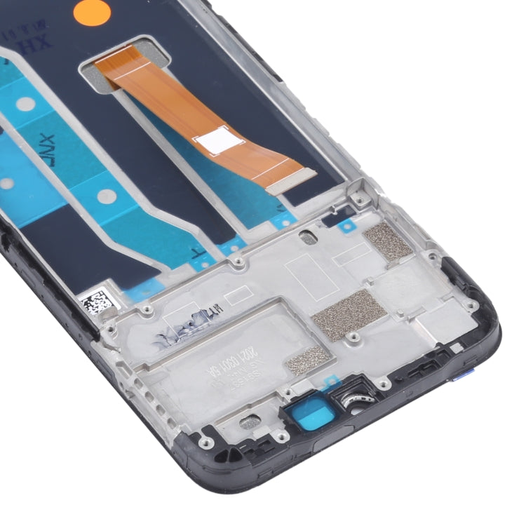 Schermo LCD originale e digitalizzatore assemblaggio completo con cornice per OPPO Realme C11 RMX2185, For OPPO Realme C11