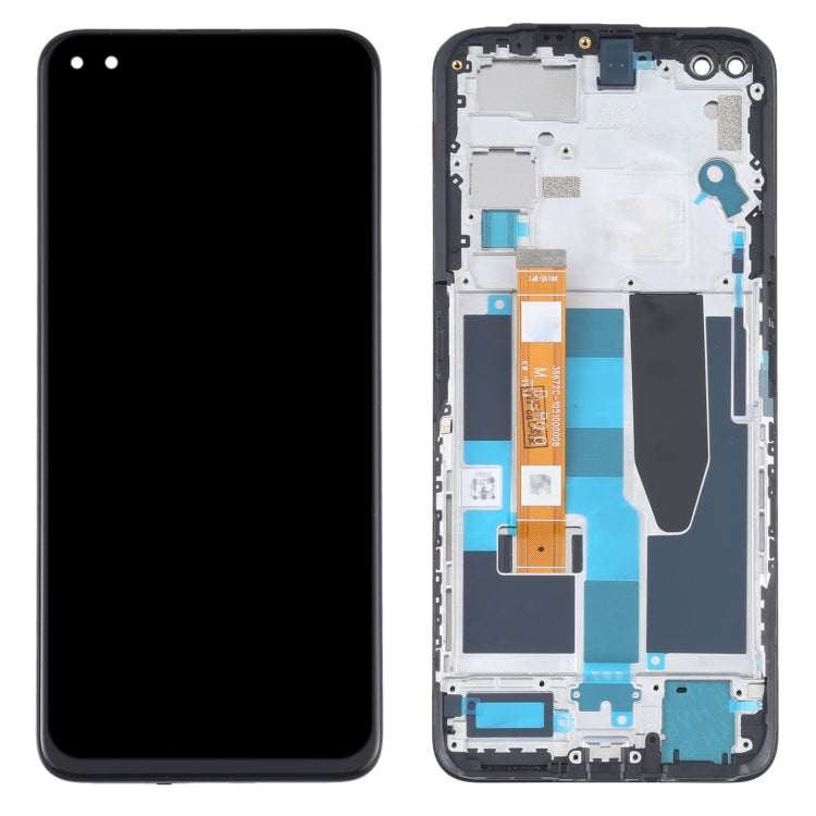 Schermo LCD e digitalizzatore assemblaggio completo con cornice per OPPO Realme X50 5G RMX2144, For OPPO Realme X50 5G