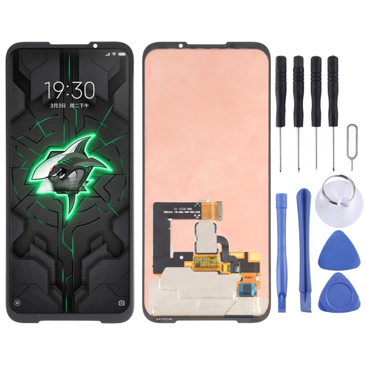 Schermo LCD originale in materiale AMOLED e digitalizzatore assemblaggio completo per Xiaomi Black Shark 3 Pro, For Xiaomi Black Shark 3 Pro(Original)