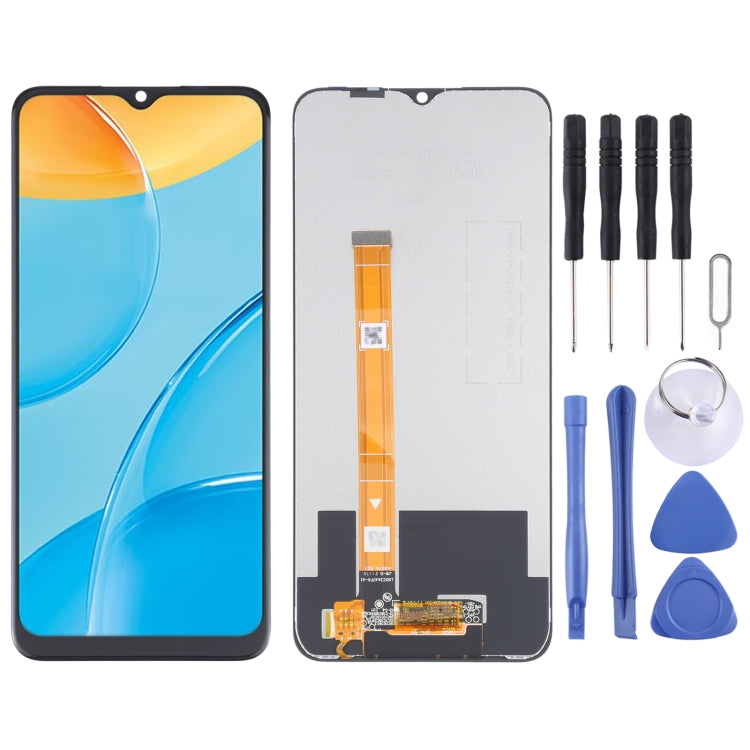 LCD Screen and Digitizer Full Assembly for OPPO Realme Narzo 30A RMX3171, For Realme Narzo 30A