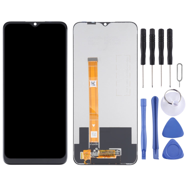 LCD Screen and Digitizer Full Assembly for OPPO Realme Narzo 30A RMX3171, For Realme Narzo 30A