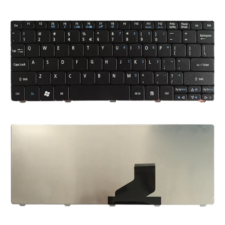 US Version Keyboard for Acer Aspire One D255 D256 D257 D260 D270 ZE6 532 532H 521 522 EM350 N55C ZH9 E100 AOE100 P0VE6 ZE7, For Acer Aspire One D255