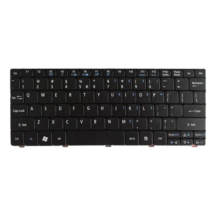 US Version Keyboard for Acer Aspire One D255 D256 D257 D260 D270 ZE6 532 532H 521 522 EM350 N55C ZH9 E100 AOE100 P0VE6 ZE7, For Acer Aspire One D255