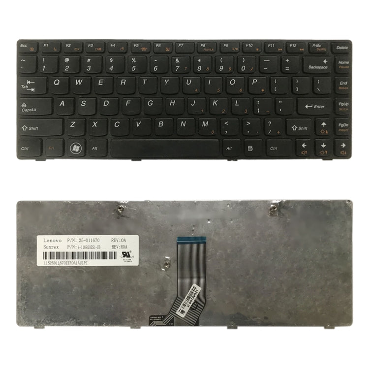 US Version Keyboard for Lenovo G470 V470 B470 B490 G475 B475E V480C B480 M490 B475 V480 M495, For Lenovo G470