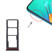 Per infinix Hot 10 Play / Smart 5 (India) X688C X688B Vassoio scheda SIM + Vassoio scheda SIM + Vassoio scheda Micro SD, For infinix Hot 10 Play