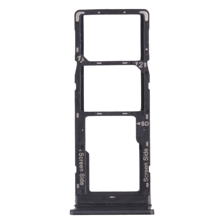 Per Tecno Pouvoir 4 Pro / Pouvoir 4 LC7 Vassoio scheda SIM + Vassoio scheda SIM + Vassoio scheda micro SD, For Tecno Pouvoir 4 Pro