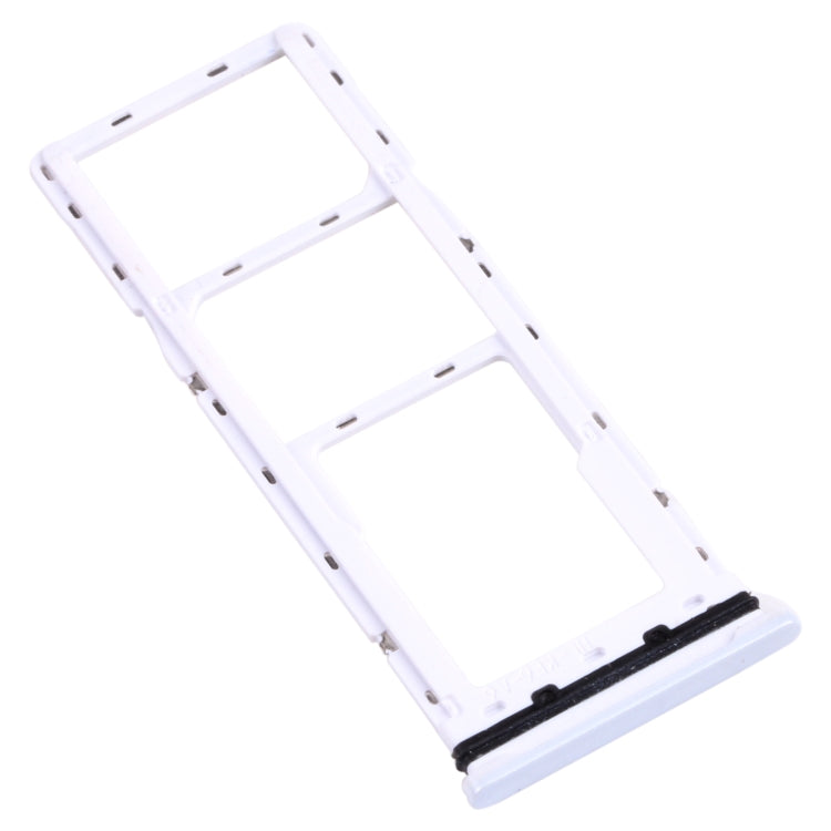 For Tecno Spark 6 Air KE6 KE6J KF6 SIM Card Tray + SIM Card Tray + Micro SD Card Tray, For Tecno Spark 6 Air (White), For Tecno Spark 6 Air