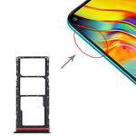 For Infinix Hot 9 X655C X655 X655D SIM Card Tray + SIM Card Tray + Micro SD Card Tray, For Infinix Hot 9