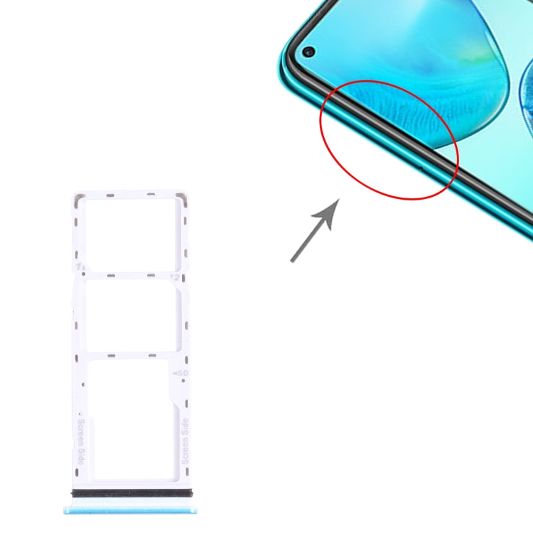 Per Infinix Note 8i X683 Vassoio scheda SIM + Vassoio scheda SIM + Vassoio scheda micro SD, For Infinix Note 8i