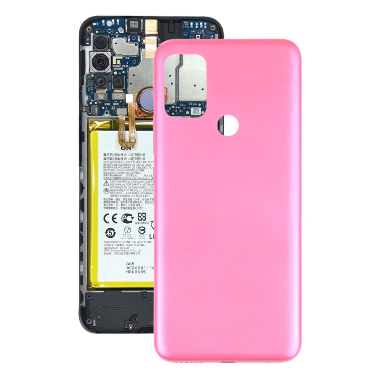 Cover posteriore della batteria per Motorola Moto G20 XT2138-1 XT2138-2, For Motorola Moto G20  (Pink), For Motorola Moto G20