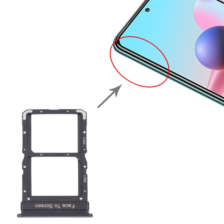 Vassoio scheda SIM + Vassoio scheda SIM per Xiaomi Redmi Note 10 Pro 5G / Poco X3 GT, For Xiaomi Redmi Note 10 Pro 5G