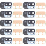 10pcs Rear Camera Lens for Xiaomi Redmi Note 10 5G / Redmi Note 10T 5G M2103K19G M2103K19C, For Xiaomi Redmi Note 10 5G