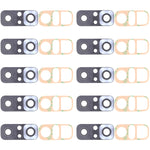 10pcs Rear Camera Lens for Xiaomi Redmi Note 10 Pro (India) / Redmi Note 10 Pro Max / Redmi Note 10 Pro M2101K6G M2101K6R M2101K6P M2101K6I, For Xiaomi Redmi Note 10 Pro Max