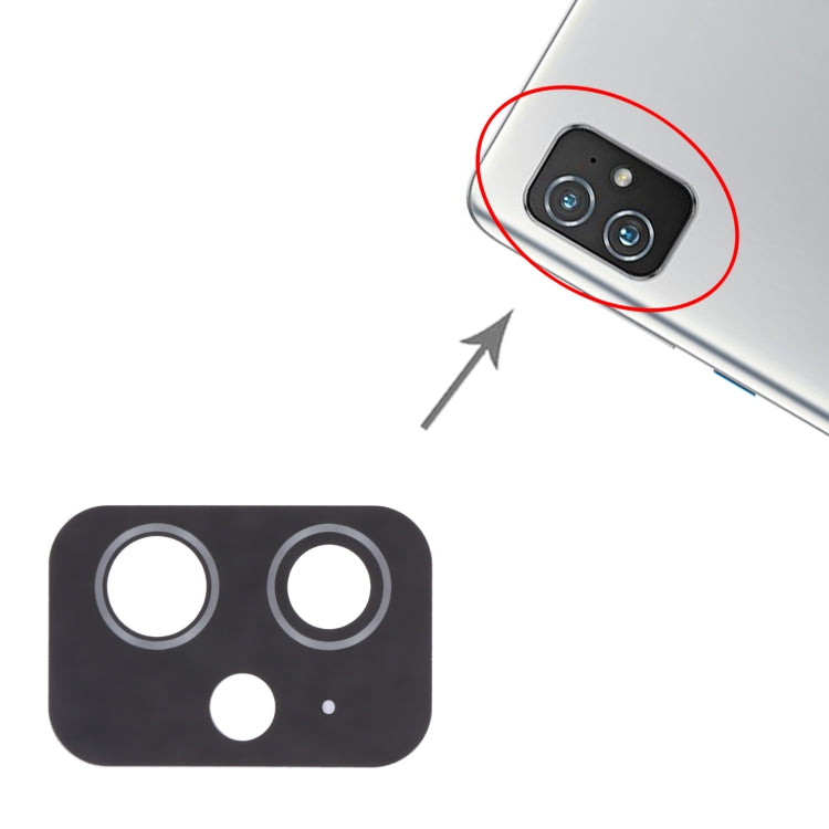 Rear Camera Lens For Asus Zenfone 8 ZS590KS, For Asus Zenfone 8 ZS590KS