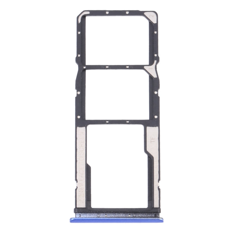 SIM Card Tray + SIM Card Tray + Micro SD Card Tray for Xiaomi Redmi 9T 4G / Redmi Note 9 4G J19S M2010J19SC M2010J19SG M2010J19SY, For Xiaomi Redmi 9T 4G