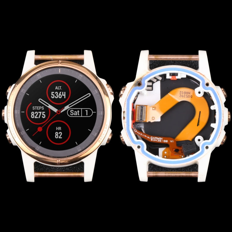 LCD Screen and Digitizer Full Assembly with Frame for Garmin Fenix ​​5S Plus (Sapphire Version), For Garmin Fenix ​​5S Plus Sapphire Version, For Garmin Fenix ​​5S Plus (Sapphire)