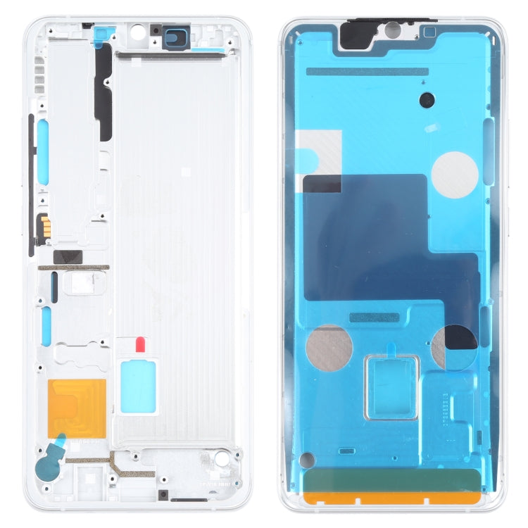 Front Housing LCD Bezel Frame Plate For Xiaomi Mi Note 10 Lite M2002F4LG, M1910F4G, For Xiaomi Mi Note 10 Lite