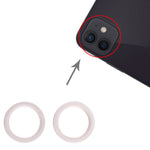 Anello protezione metallo con vetro per fotocamera iPhone 13