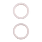 Anello protezione metallo con vetro per fotocamera iPhone 13