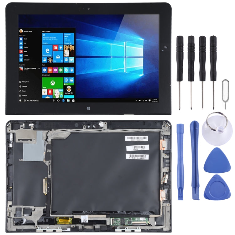 Schermo LCD e digitalizzatore assemblaggio completo con cornice per Lenovo Thinkpad 10 1a generazione B101UAN01.C, For Lenovo Thinkpad 10 1st Gen