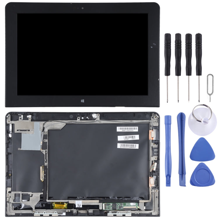 Schermo LCD e digitalizzatore assemblaggio completo con cornice per Lenovo Thinkpad 10 1a generazione B101UAN01.C, For Lenovo Thinkpad 10 1st Gen