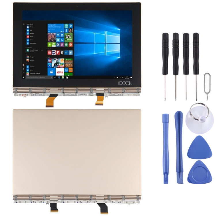 Schermo LCD OEM per Lenovo YOGA Book YB1-X91 YB1-X91L YB1-X91F Digitizer Assemblea completa con telaio, For Lenovo YOGA Book, For Lenovo YOGA Book YB1-X91