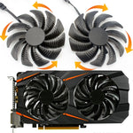 Ventola di raffreddamento della scheda grafica del computer da 1 paio da 88 mm a 4 pin per Gigabyte GeForce GTX1060 1070 GTX1050ti GTX960 RX570 RX470
