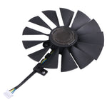 T129215SM Ventola di raffreddamento VGA per computer da 95 mm per Asus Strix RX470 O4G Gaming 4 pin 13 pale
