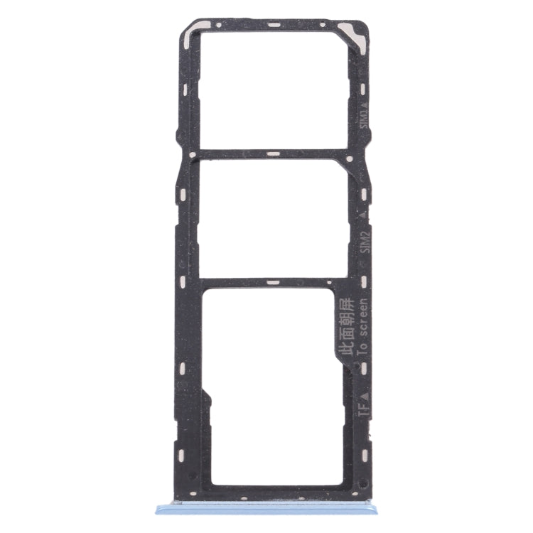 For OPPO Realme C12 RMX2189 SIM Card Tray + SIM Card Tray + Micro SD Card Tray, For OPPO Realme C12