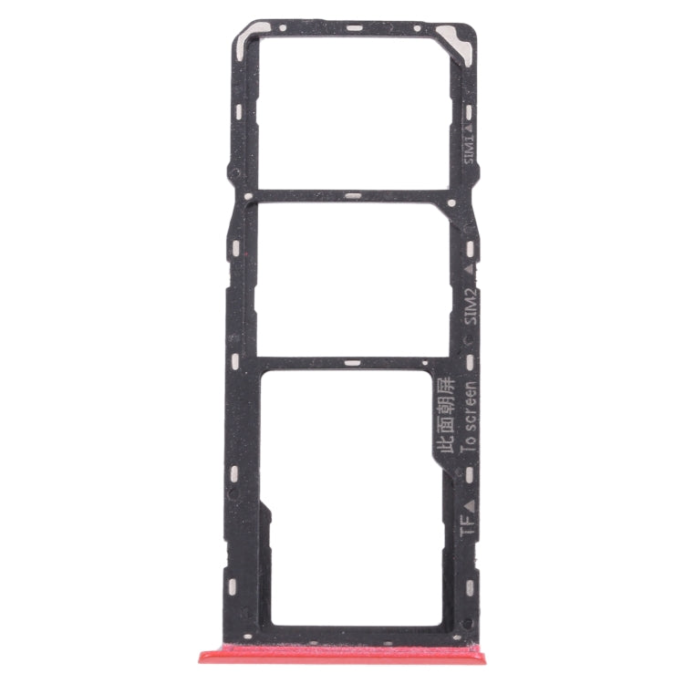 For OPPO Realme C12 RMX2189 SIM Card Tray + SIM Card Tray + Micro SD Card Tray, For OPPO Realme C12