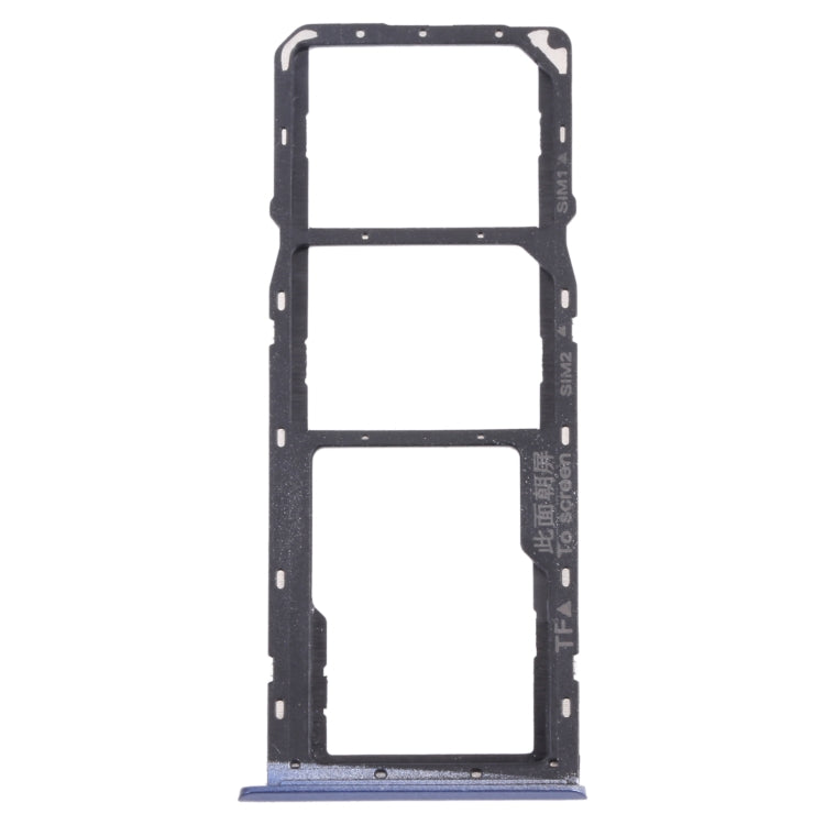 For OPPO Realme C15 RMX2180 SIM Card Tray + SIM Card Tray + Micro SD Card Tray, For OPPO Realme C15