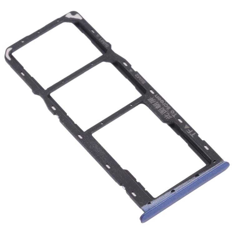 For OPPO Realme C15 RMX2180 SIM Card Tray + SIM Card Tray + Micro SD Card Tray, For OPPO Realme C15