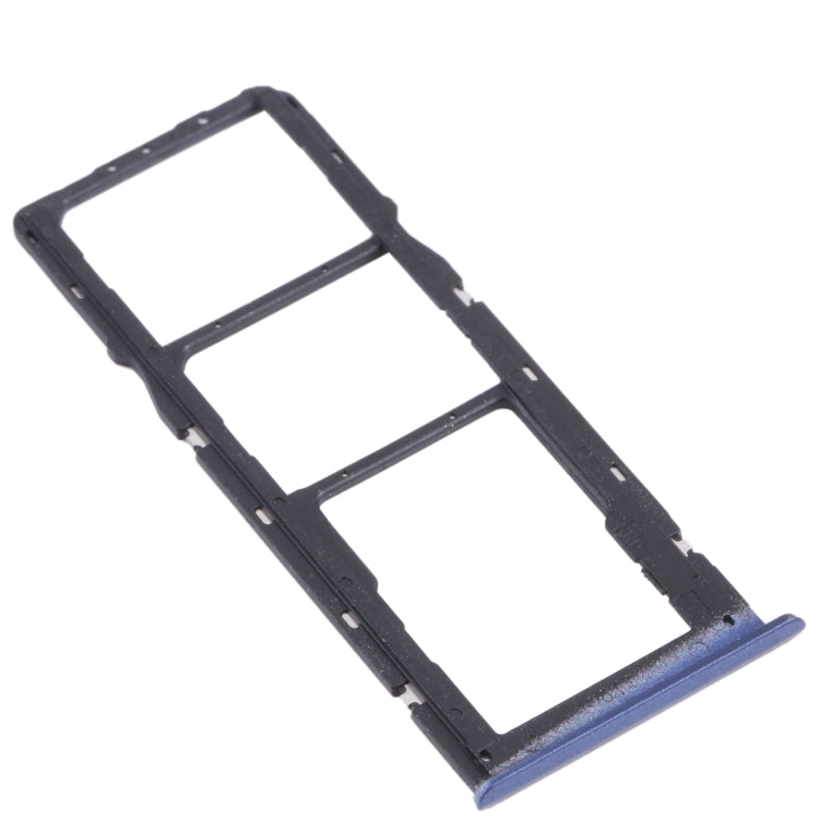 For OPPO Realme C15 RMX2180 SIM Card Tray + SIM Card Tray + Micro SD Card Tray, For OPPO Realme C15