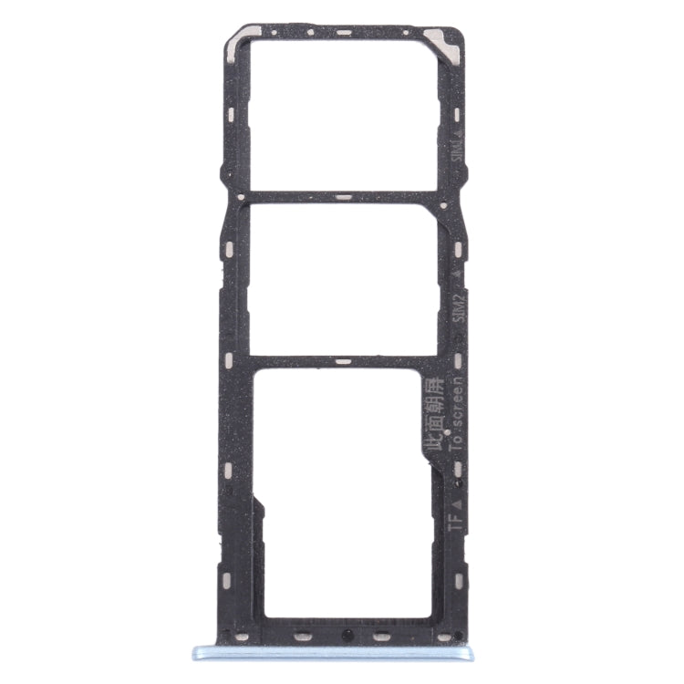 For OPPO A15 CPH2185 SIM Card Tray + SIM Card Tray + Micro SD Card Tray, For OPPO A15