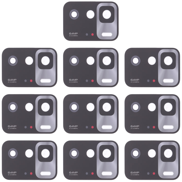 10pcs Rear Camera Lens for Xiaomi Redmi Note 10 Pro 5G / Poco X3 GT, For Xiaomi Redmi Note 10 Pro 5G / Poco X3 GT