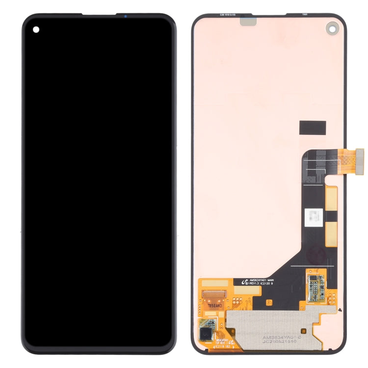 Schermo LCD originale Super AMOLED e digitalizzatore assemblaggio completo per Google Pixel 5a 5G, For Google Pixel 5a 5G (Original)